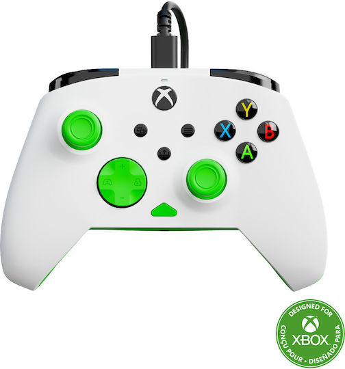 Turtle Beach Rematch Core Verkabelt Gamepad für PC / Xbox One / Xbox-Serie Λευκό / Πράσινο
