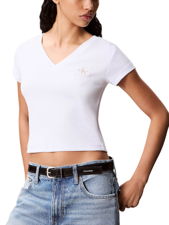Calvin Klein Γυναικείο T-shirt Λευκό