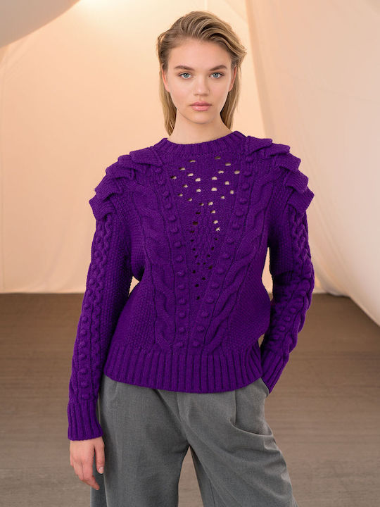 Women's Sweater Purple