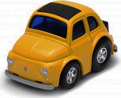 Globo Welly Количка Nuova Fiat 500 Жълта Мащаб ...