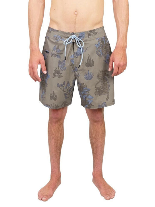 Lost Youth Men's Swimwear Bermuda Beige