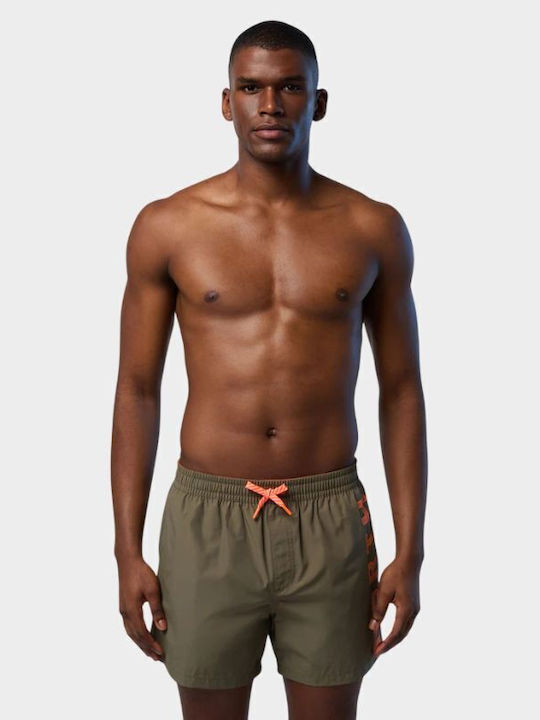 North Sails Men's Swimwear Shorts Khaki with Pa...