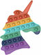 Pop It Παιχνίδι Στρες Ανακούφισης Παζλ Bubble Sensory Decompression Toy Παζλ Ενήλικες Παιδιά – Multi Color-unicorn Oem