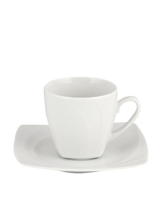 Wm Collection Celebration Porcelain Tea Cup White 200ml