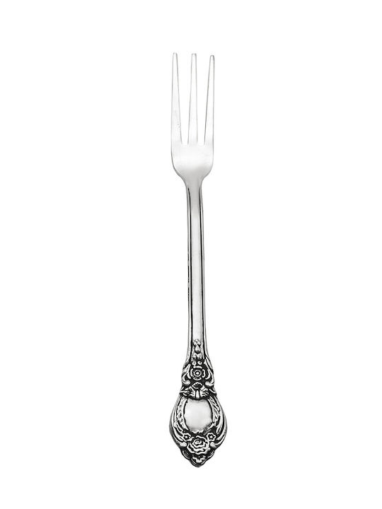 Gabel-Set Edelstahl Silber 14.5cm 6Stück