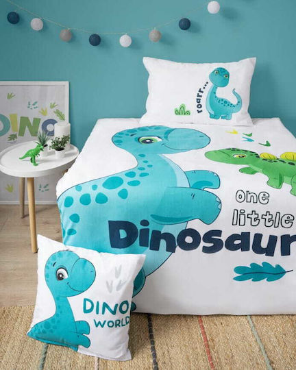 Detexpol Baby Bettbezug Set mit Kissenbezug Hellblau 90x120cm.