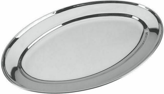 Oval Rostfreier Stahl Servierplatte 25 Cm Veltihome Lido 690701