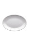 B020 Oval White Serving Platter with Melamine 40.7x28.7x3.9