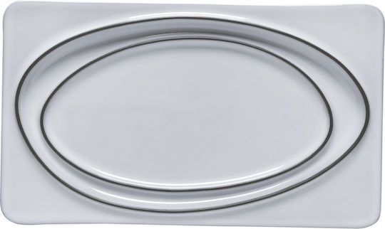 Амбар Солт Море Овална Сервизна Чиния 32 см Stoneware Eco Gres Costa Nova