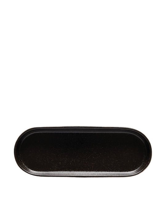 Notos Πιατελα Οβαλ Μαυρη 25.χ9.5χη2.7 Cm Stoneware Costa Nova