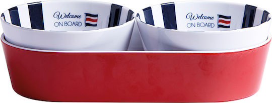 Marine Business Venezia Set Für Vorspeisen Aus Melamin 27x9x3cm 3 Stücke