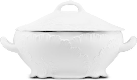 Πορσελάνινη Σουπιέρα "rococo Λευκό" 2700ml
