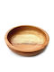 Wooden Art Salad Bowl Plate of Beech 30cm 0124