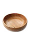 Wooden Art Salad Bowl Wooden Maple 30cm 0110