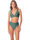 Bikini Set Top & Slip Bottom Eucalyptus Green