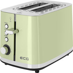 ECG Toaster 2 Slots 925W Green
