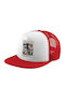 Italian Brainrot Adult Soft Trucker Cap Mesh Red White Polyester Unisex One Size
