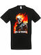 Ανδρικό Μπλουζάκι Stedman Μαύρο Σχέδιο Ghost Rider Dp3645