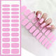 Nail Stickers Cured In Uv Led Lamp Ombre Pink