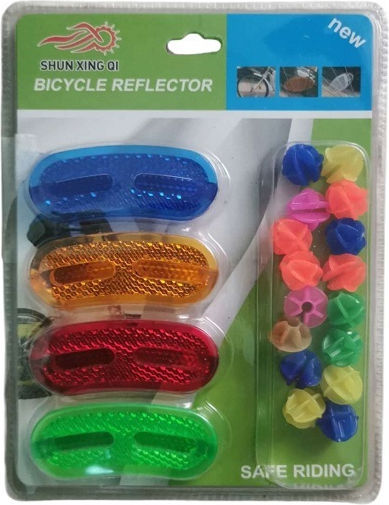 Set Dekorative Speichen Felgen Fahrrad Reflektoren Sf035