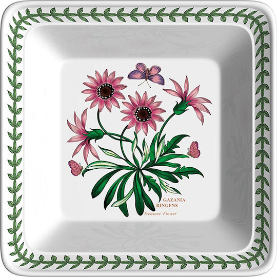 Garden Teller Untiefe Platz Keramik Weiß 21.5x21.5cm
