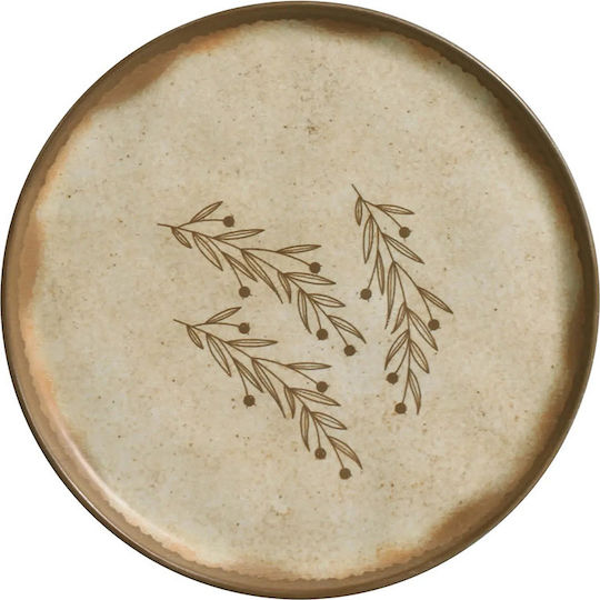 Bio Nativa Teller Wüste Keramik Beige mit Durchmesser 21.5cm