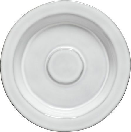 Plano White Serving Plate Dip Shallow 15cm Stoneware Costa Nova