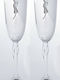 Zivas Champagne Glasses for Wedding made of Glass 2pcs