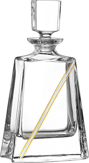 Kristall Dekanter Hochzeit Gold Farbe 700ml
