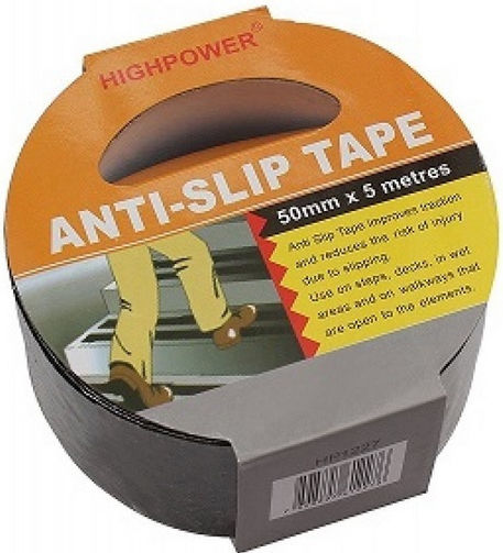 Highpower Antirutsch-Klebeband 50mm x 18m Schwarz