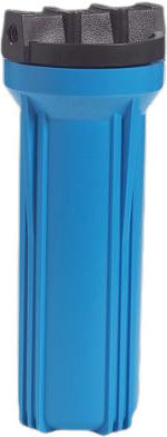 Water Filter Case Blue Main Supply Connection 3/4"