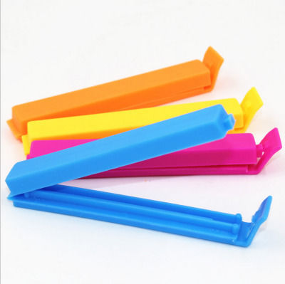 Dichtungsclip für Plastiktüten Verschiedene Farben 12x1,8x1,7cm