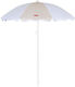 Flamingueo Umbrelă Pliabilă Plajă din Aluminiu cu Diametrul de 1.6m cu Protecție UV Bej