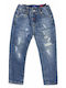 Gang Kinder-Jeanshosen Blau