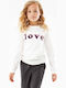Παιδική Μακρυμάνικη Μπλούζα Mexx 2149 Love White 0272000109002146