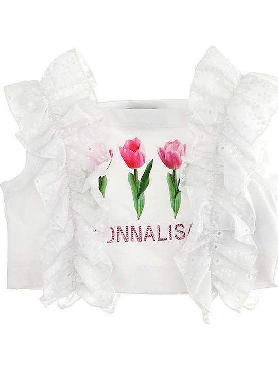 Top Monnalisa Τύπωμα Τουλίπα 115615sn 5201-0099 Κορίτσι Top Monnalisa Τύπωμα Τουλίπα 115615sn 5201-0099 Κορίτσι