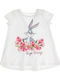 Monnalisa Svasata Tulipani Short-Sleeved Kids Top 195612sj 5000-0099 Girl