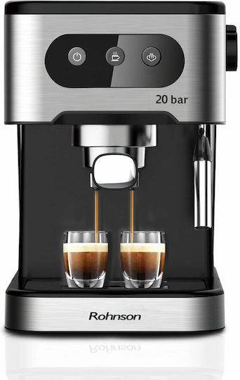 Rohnson Automat de Espresso 1350W Presiune 20bar Maro R-98023