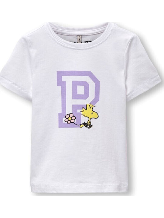 Kids T-shirt Peanuts Woodstock White Girls