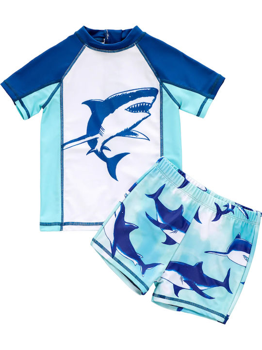 Poulain Kids Swimwear Swimwear Set Blue