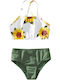 Kinder Badebekleidung Sunflower Für Mädchen Weiß Grün