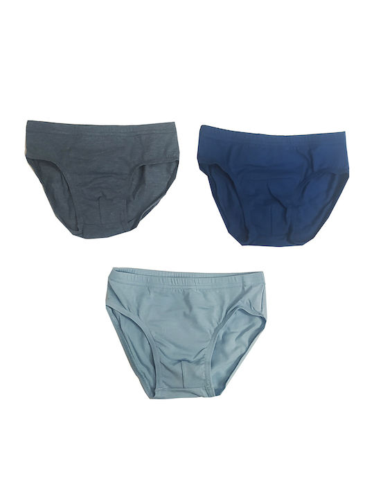 Cotonella Set of Kids' Briefs Monochrome (White, Black) 3pcs