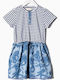 Zippy Dress Jersey 56313-07 Dark Blue Girls