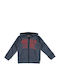 Brums Kinder-Strickjacke Fleece Vollreißverschluss Top W Kapuze C.t 163bffc012-278 Blauer Junge