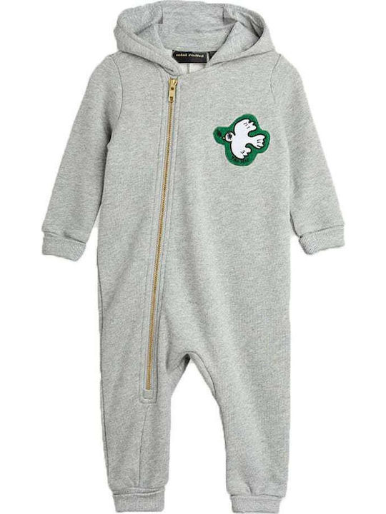Gianni Rodini Baby Bodysuit Long-Sleeved Gray
