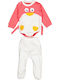 2-teiliger Pinguin Rosa Weiß Baby-Strampler