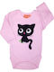 Lipfish Baby Bodysuit Underwear Long-Sleeved Pink