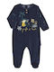 Petit Beguin Baby-Strampler Pyjama Bebe Samt Jungle Dhiver 6011416-jungl Marineblau Dunkel Junge