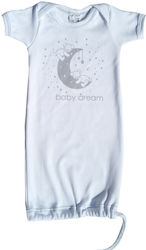 Φορμάκι-υπνόσακος Φαντασματάκι Baby Dream Λευκό Sweet Dreams Κοντό Μανίκι 0-6 Μηνών