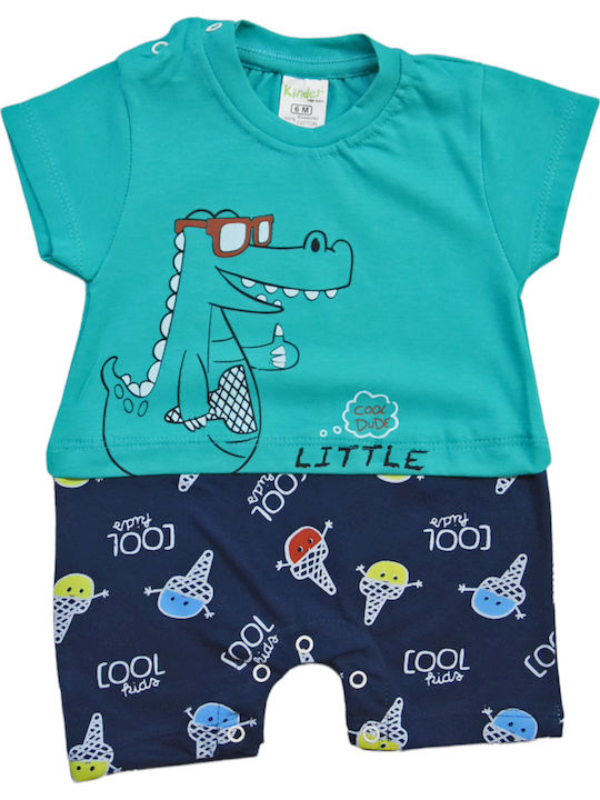 Bodys-Uri Pentru Bebelusi Little Crocodile Albastru
